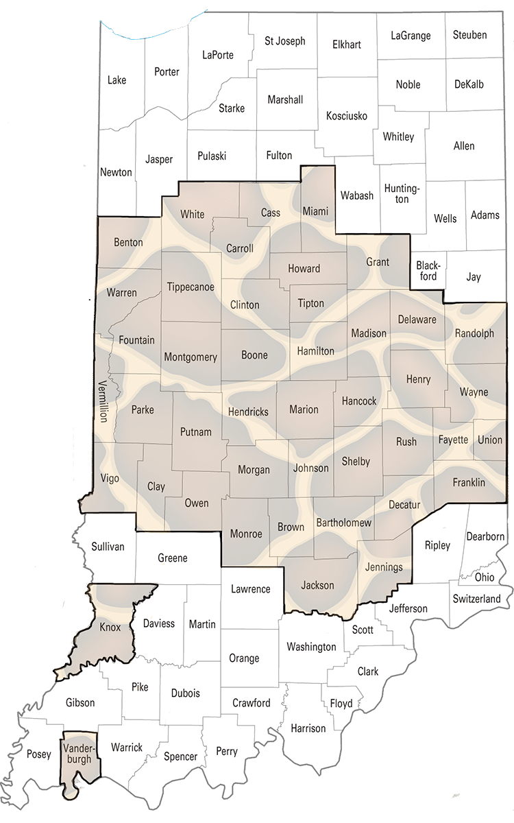 Indiana County Map